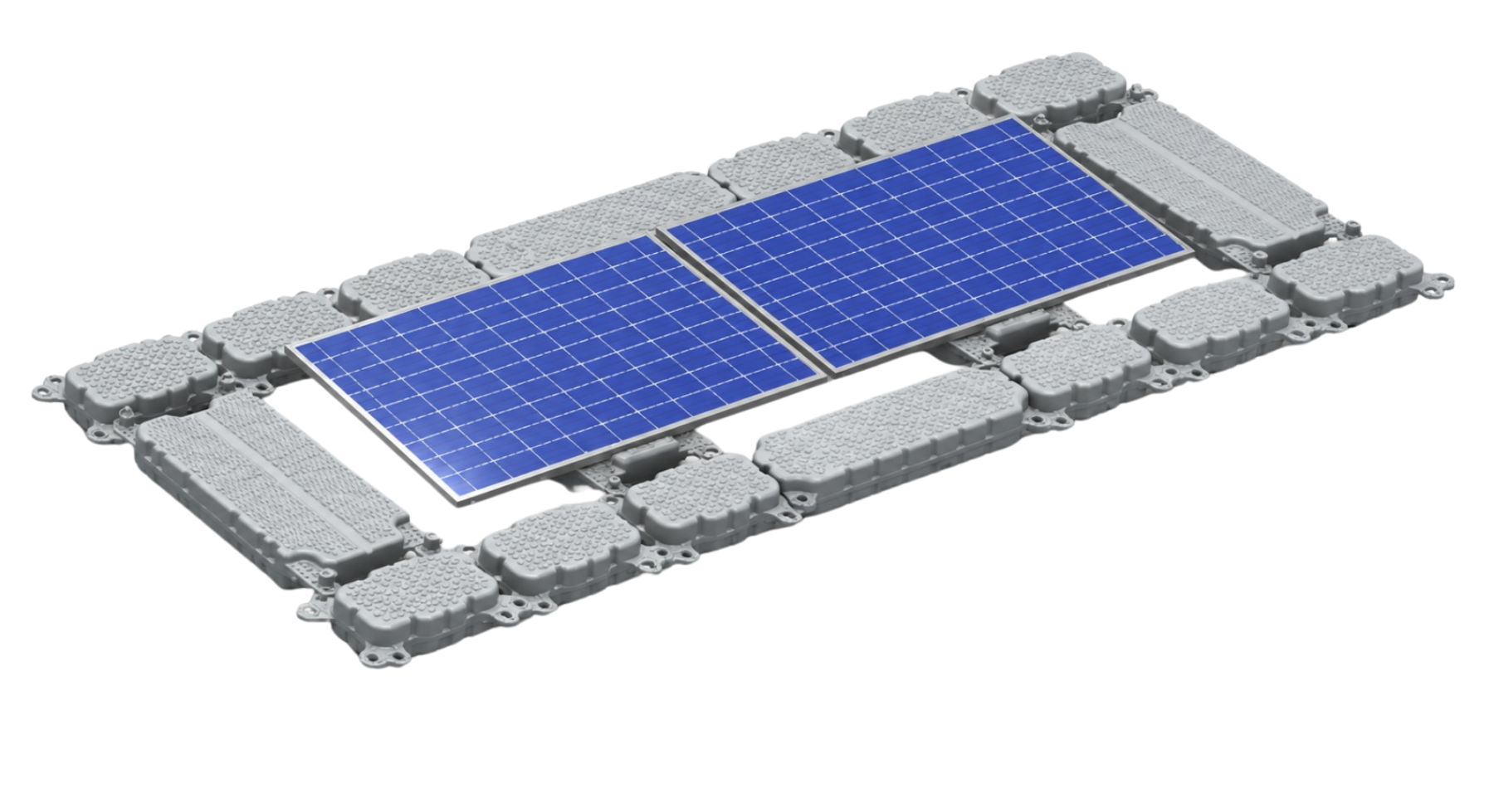 Floatex floating solar pontoon platform