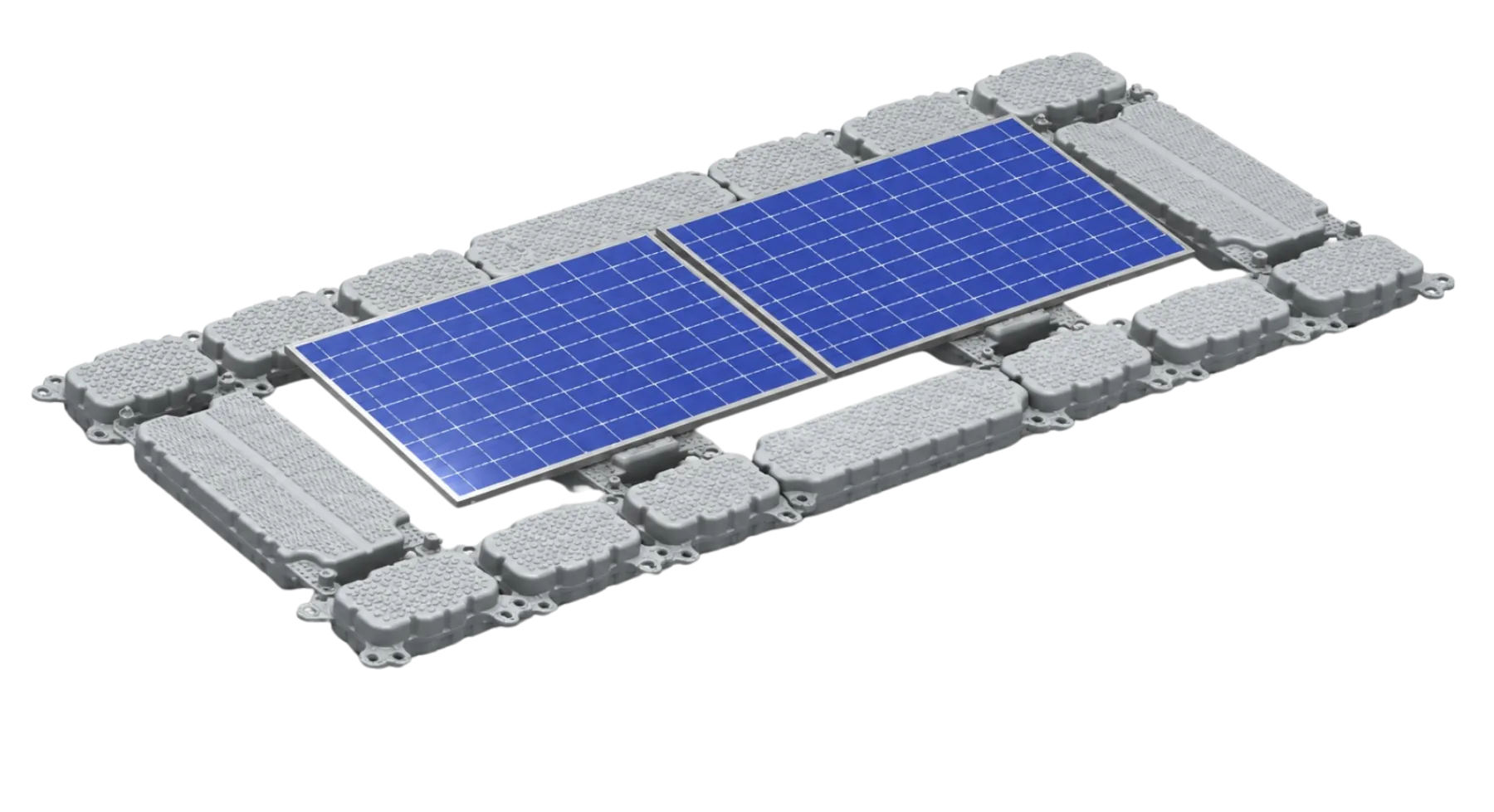 Floatex floating solar pontoon platform